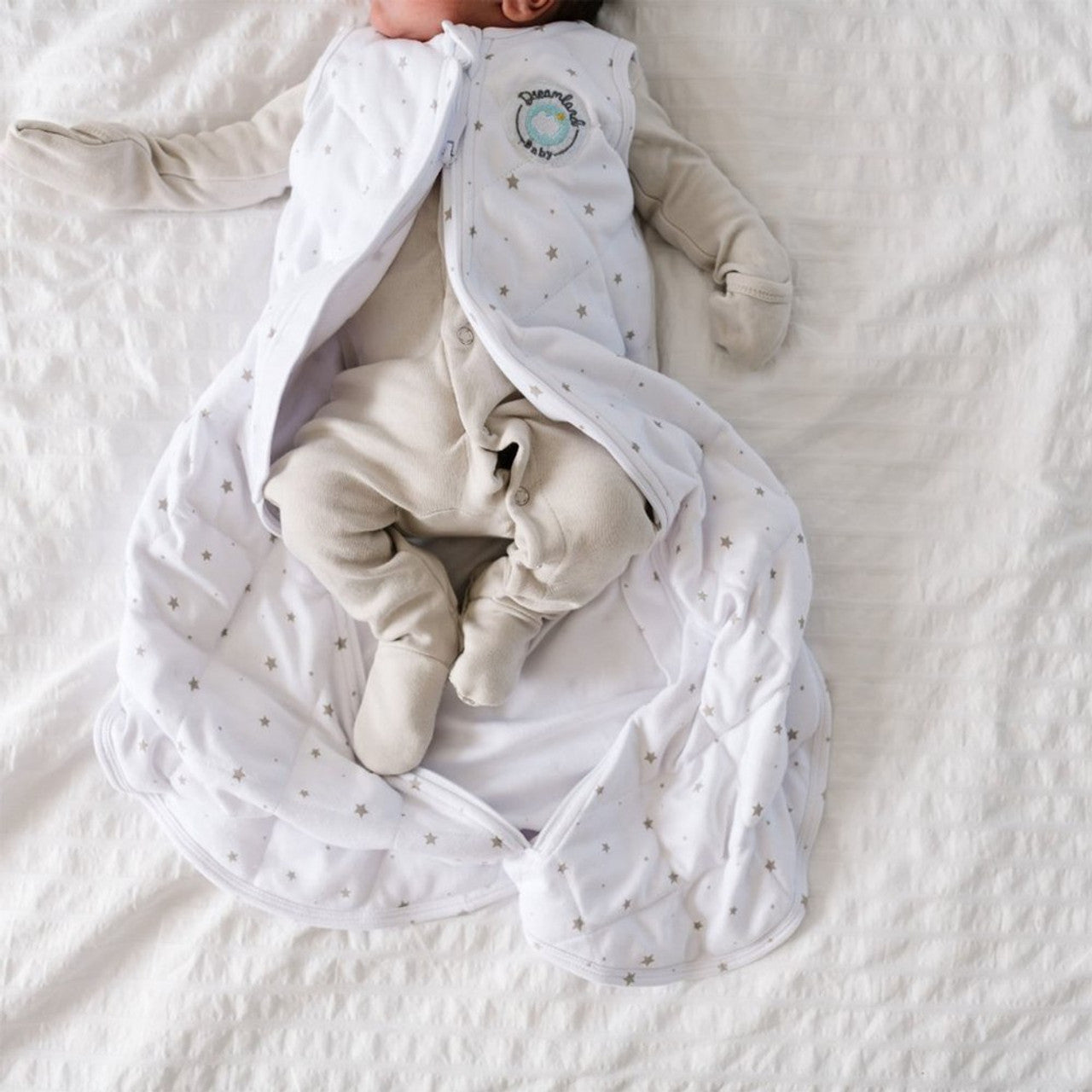 Dreamland Baby Dream Weighted Sleepsack & Swaddle Classic Grey (0-6 Months)