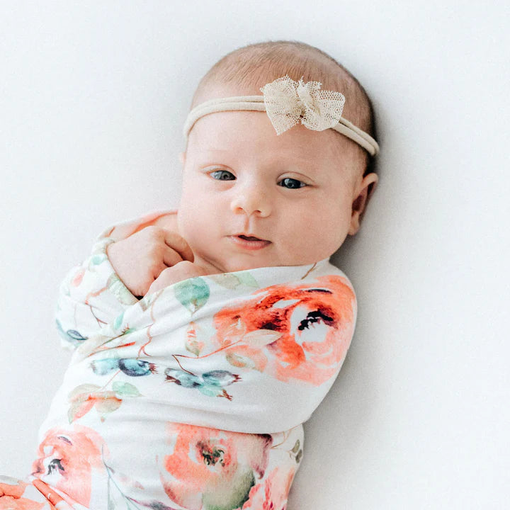 First Landings Rose Swaddle Set