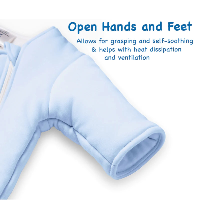 Baby Merlin's Magic Sleepsuit - Blue Cotton