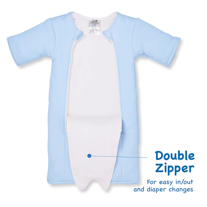 Baby Merlin's Magic Sleepsuit - Blue Cotton
