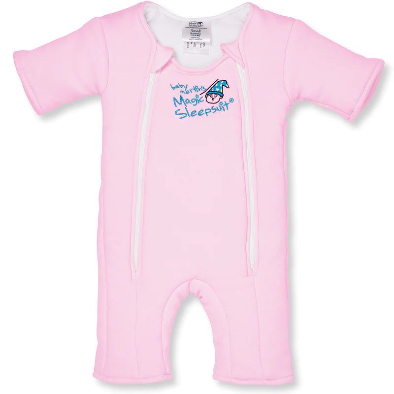 Baby Merlin's Magic Sleepsuit - Pink Cotton