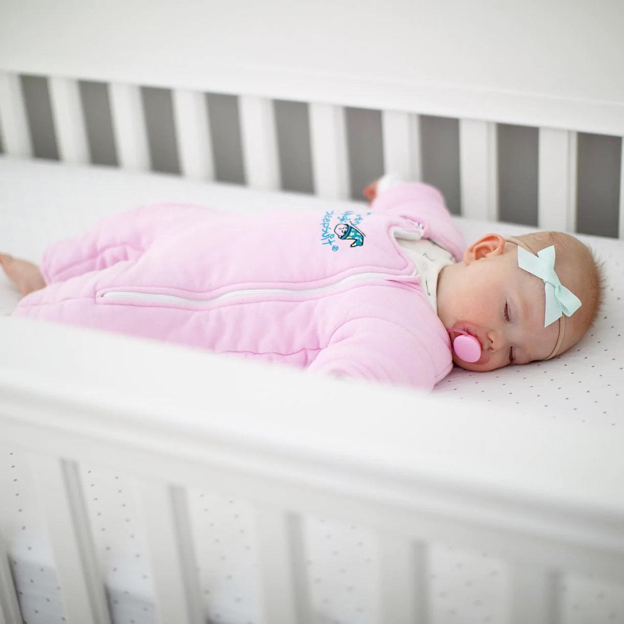 Baby Merlin's Magic Sleepsuit - Pink Cotton