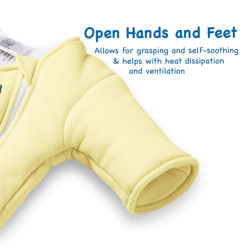Baby Merlin's Magic Sleepsuit - Yellow Cotton
