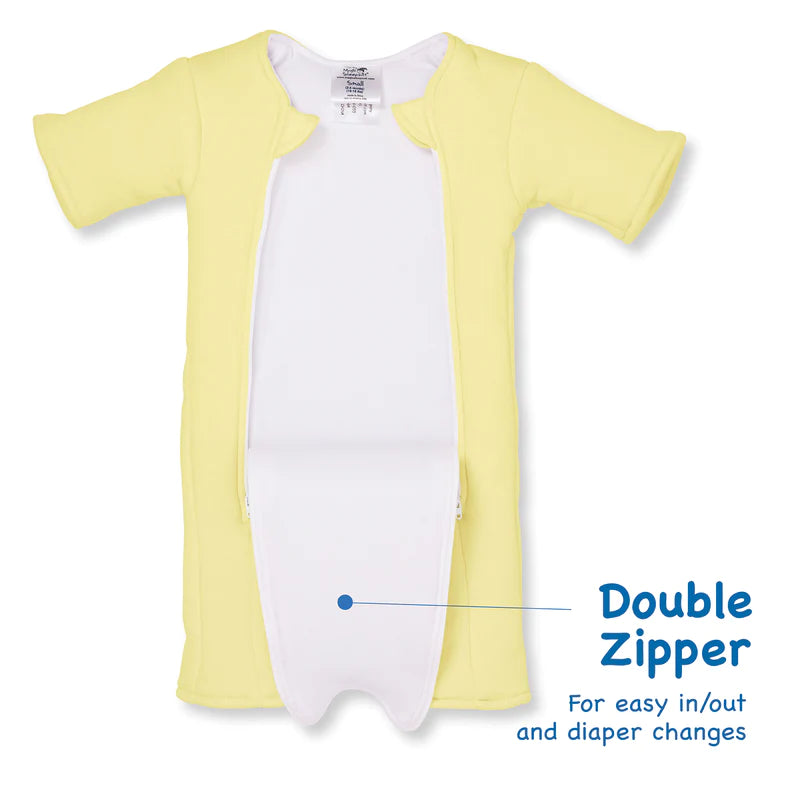 Baby Merlin's Magic Sleepsuit - Yellow Cotton