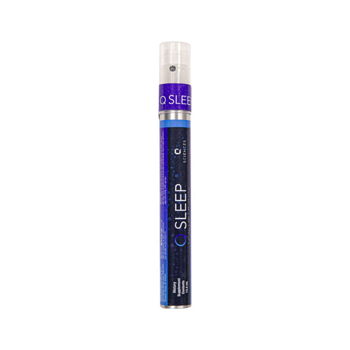 Spray bottle containing melatonin sleep spray